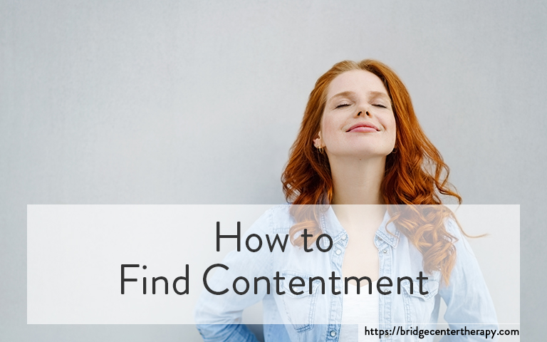 Counselors: How to Find Contentment